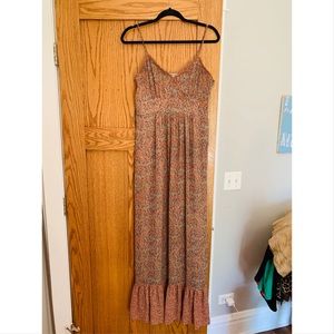 Maxi summer dress flowers